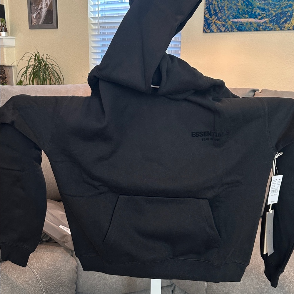 Essentials Fear Of God Stretch Limo hoodie. Oversized.